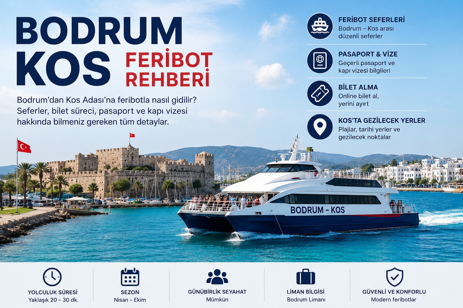 Bodrum Kos Feribot Rehberi
